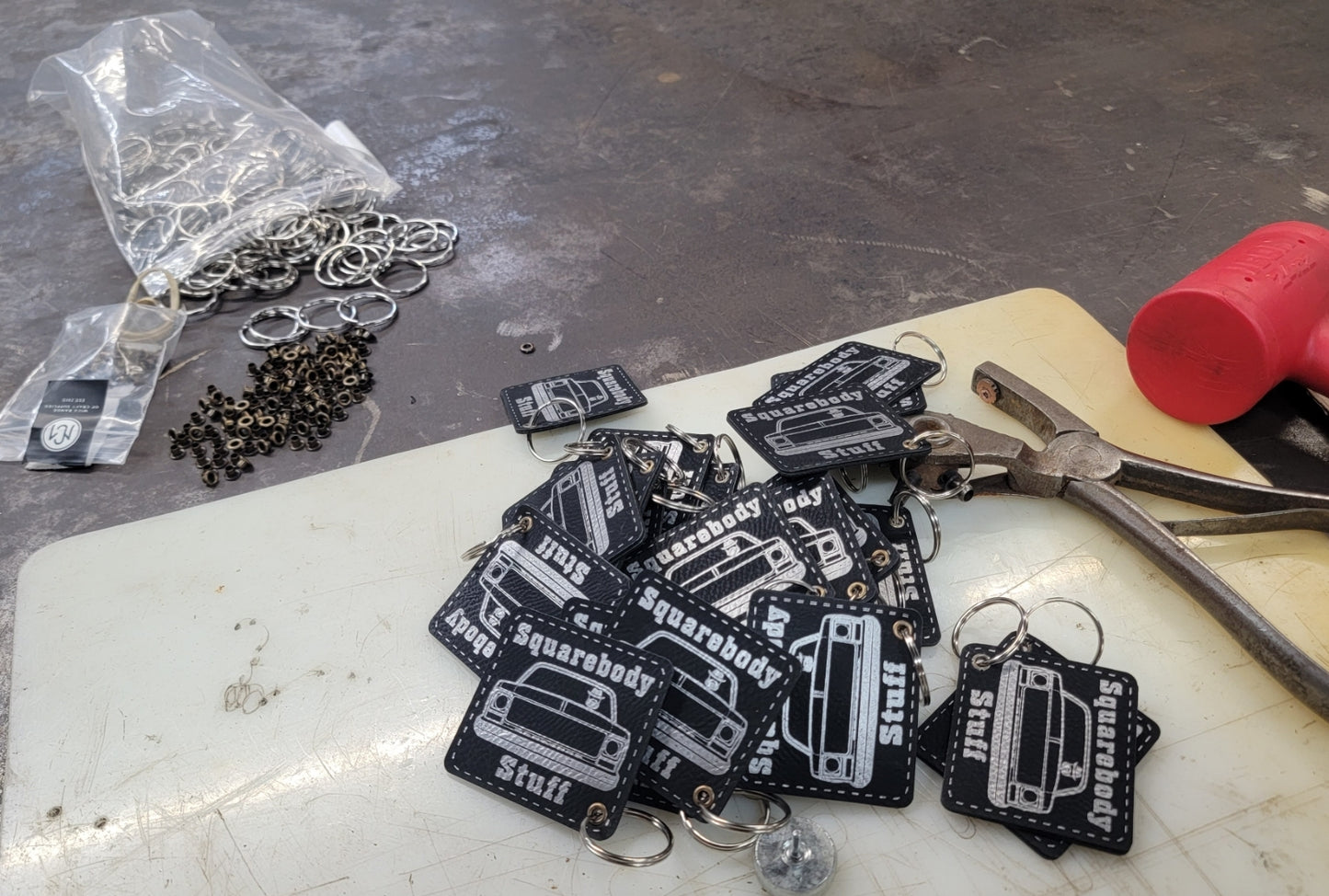 Squarebody Stuff Keychain