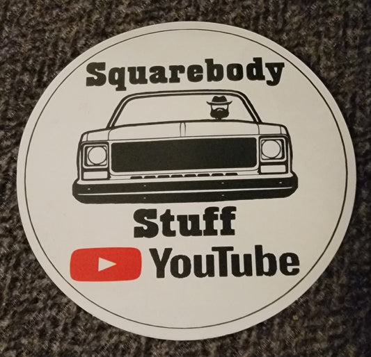 Large round Squarebody Stuff sticker