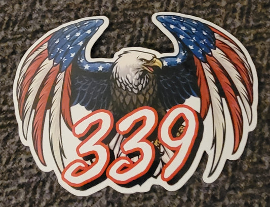 Bald Eagle 339 sticker