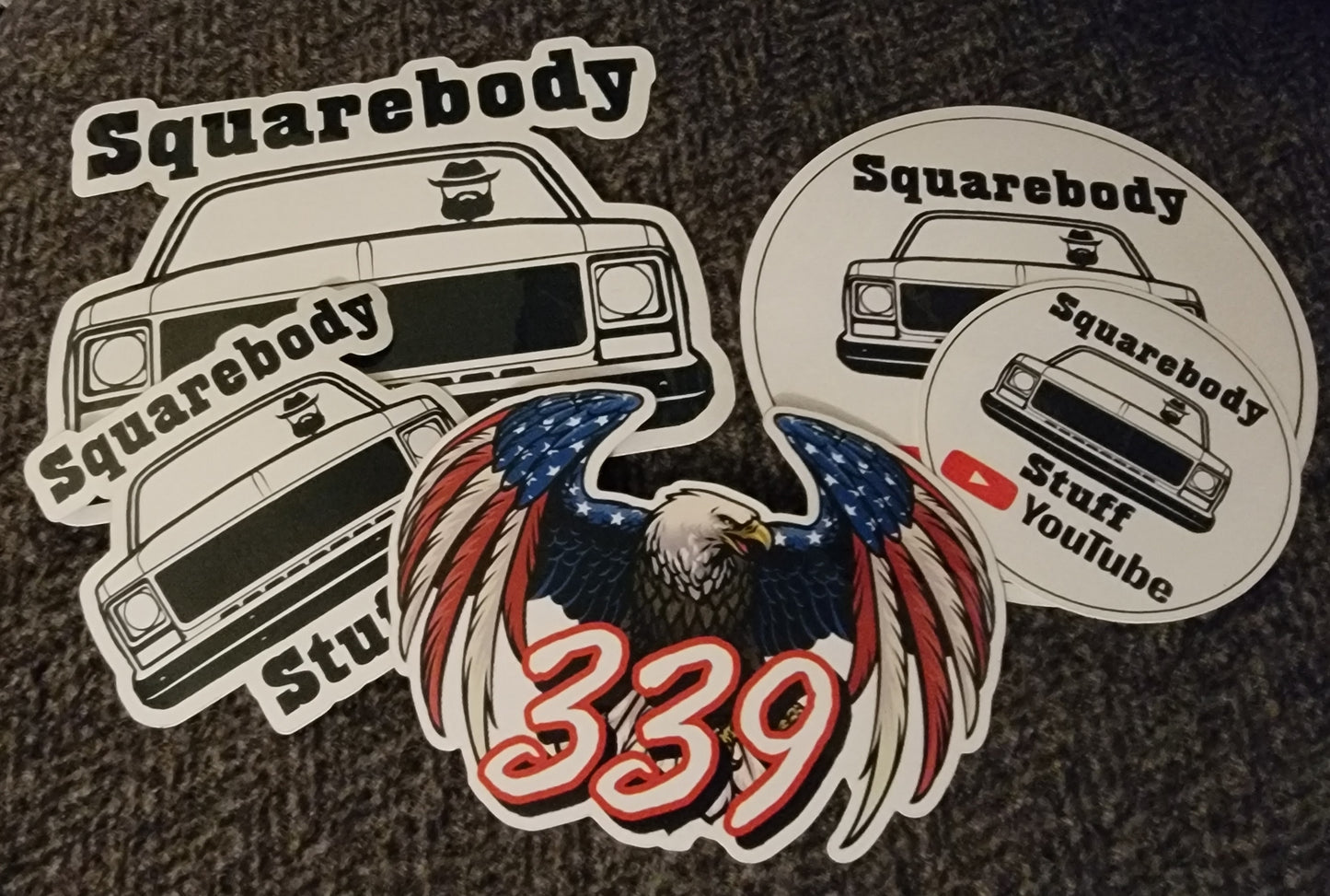 Squarebody Stuff sticker pack