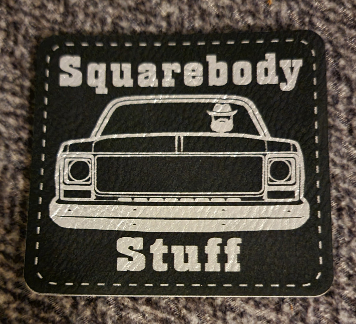 3" iron on Squarebody Stuff patch